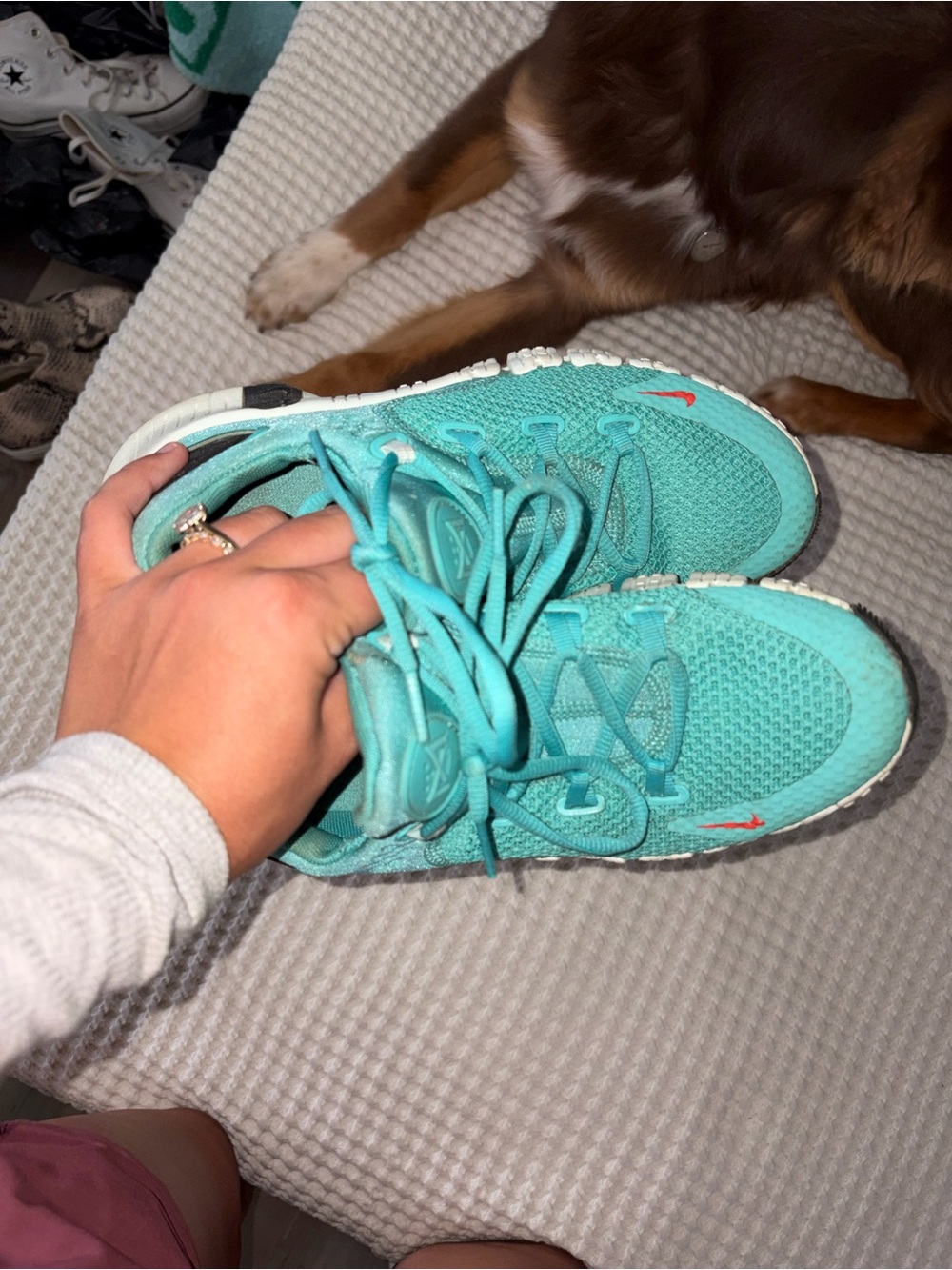 Nike Teal/Turquoise Athletic Sneakers